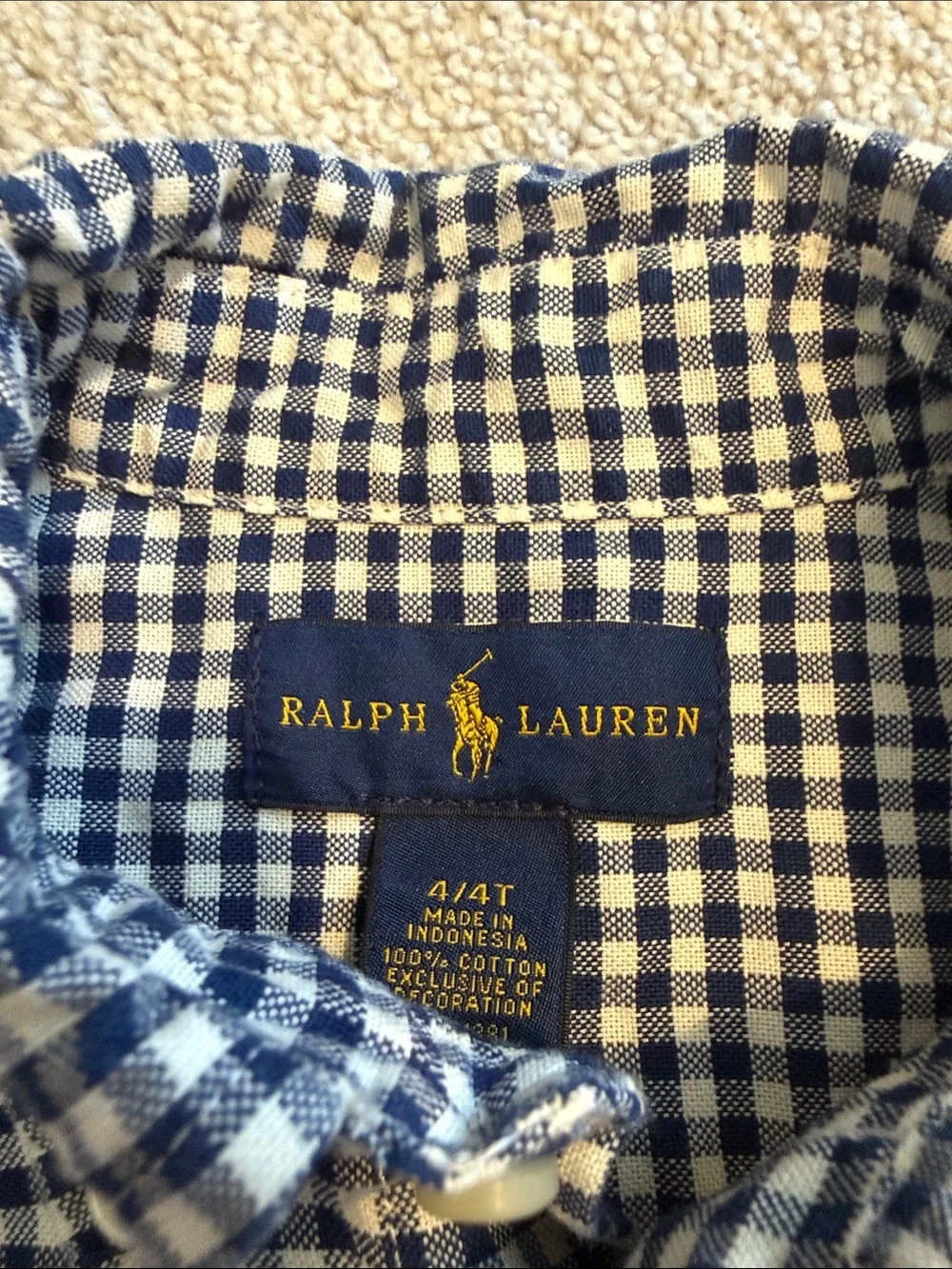 Ralph Lauren and Janie and Jack bundle button down shirts size 4